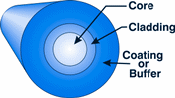 Cross-Section of Optical Fiber
